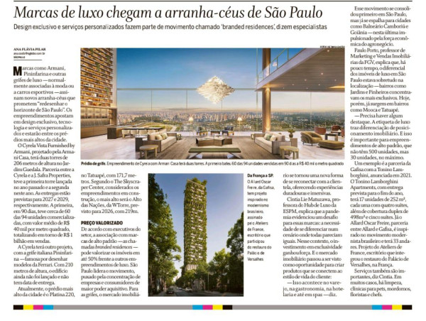 Branded Residences e luxo vertical: So Paulo dispara, e o Rio?