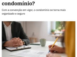 Conveno de Condomnio serve pra qu?